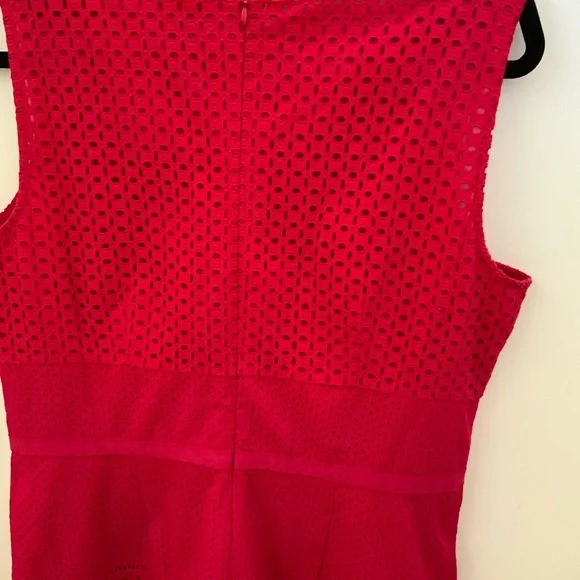 - Ann Taylor Mixed Eyelet Dress Size 8 - Picture 4 of 4